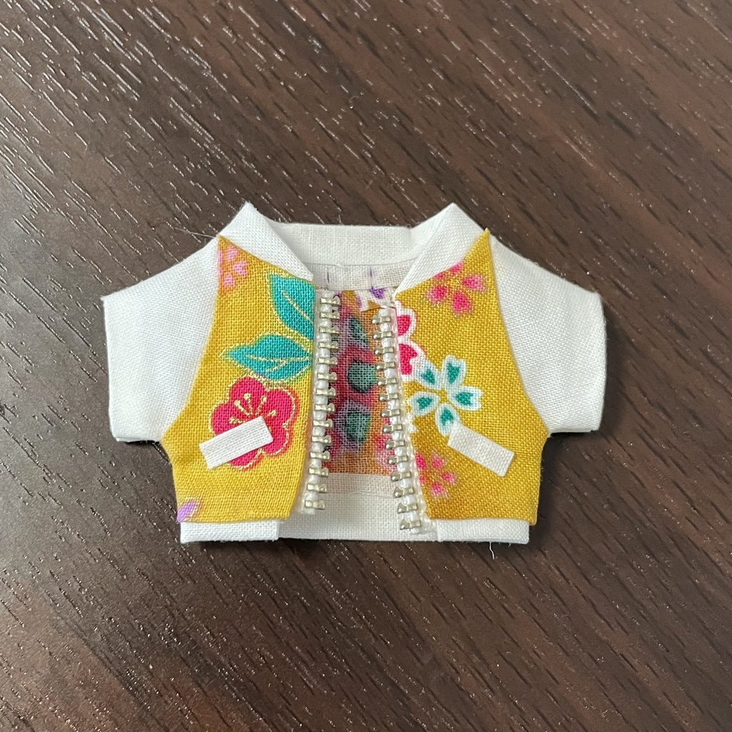 スカジャン風ジャケット(黄) ぬい服