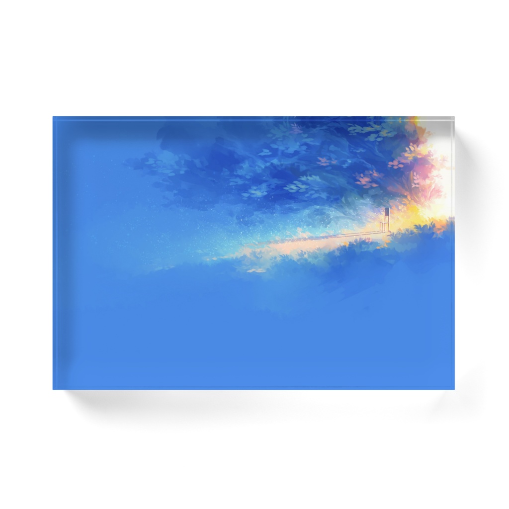 「夜と朝の間」アクリルブロック