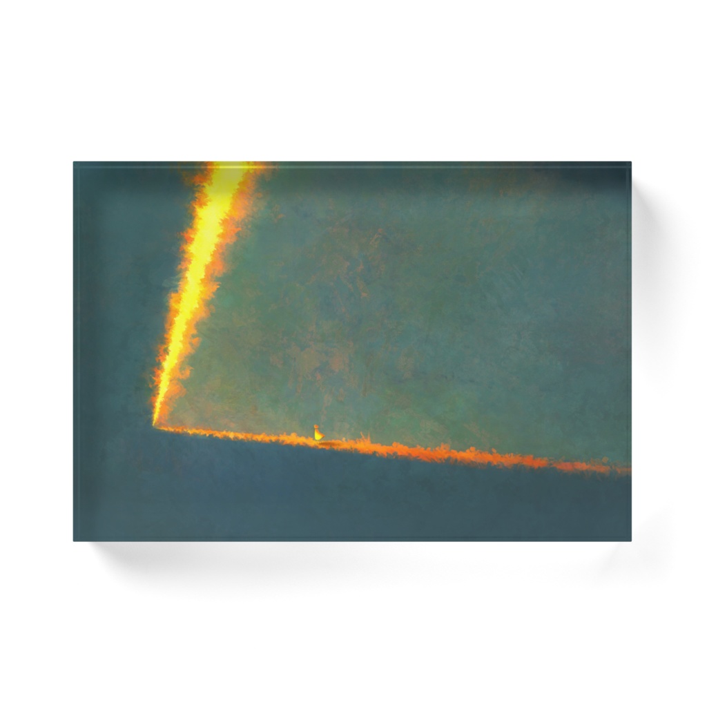 「朝に会う日」アクリルブロック