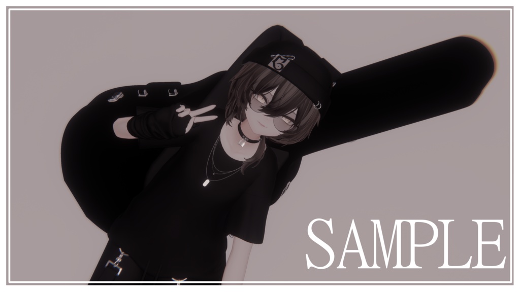 【オリジナル3Dモデル】『シンプルギターケース』【VRChat】