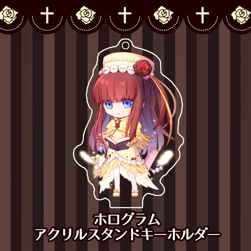 うみねこのなく頃に エンジェ ミニアクリルスタンドキーホルダー