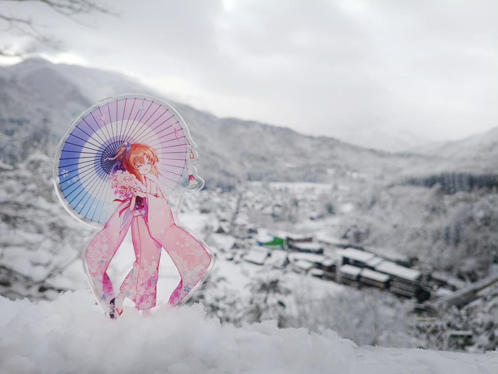 ひぐらしのなく頃に 竜宮レナ アクリルスタンド&キラキラ缶バッジ