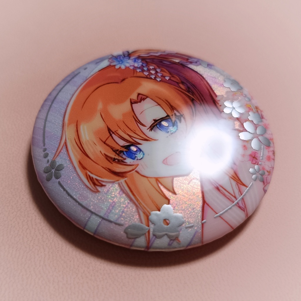 ひぐらしのなく頃に 竜宮レナ アクリルスタンド&キラキラ缶バッジ