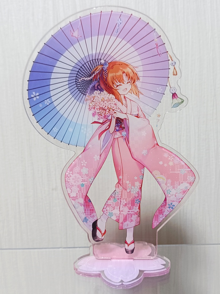 ひぐらしのなく頃に 竜宮レナ アクリルスタンド&キラキラ缶バッジ