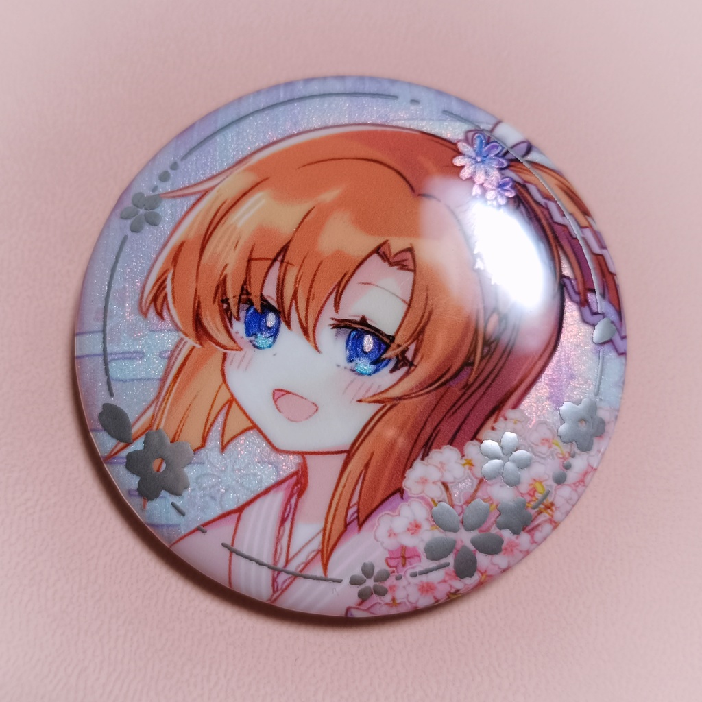 ひぐらしのなく頃に 竜宮レナ アクリルスタンド&キラキラ缶バッジ