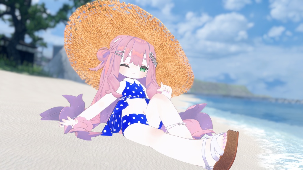 【みみのこ・まめふれんず対応】フィッシュテールみずぎ