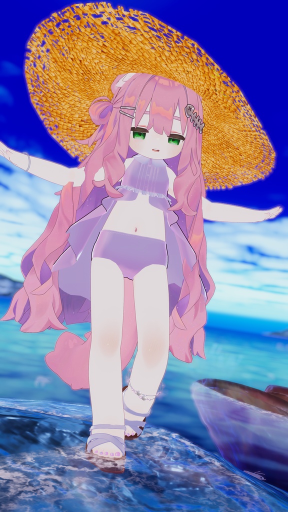 【みみのこ・まめふれんず対応】フィッシュテールみずぎ