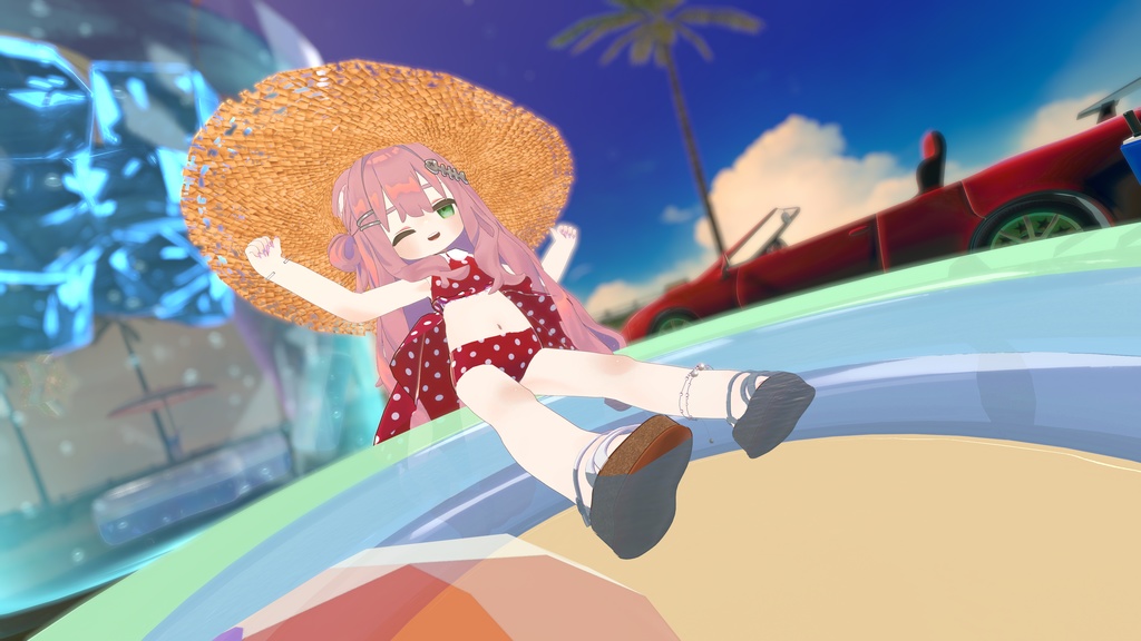 【みみのこ・まめふれんず対応】フィッシュテールみずぎ