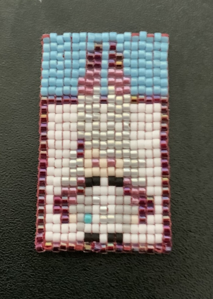 てづくりビーズ織りストラップ