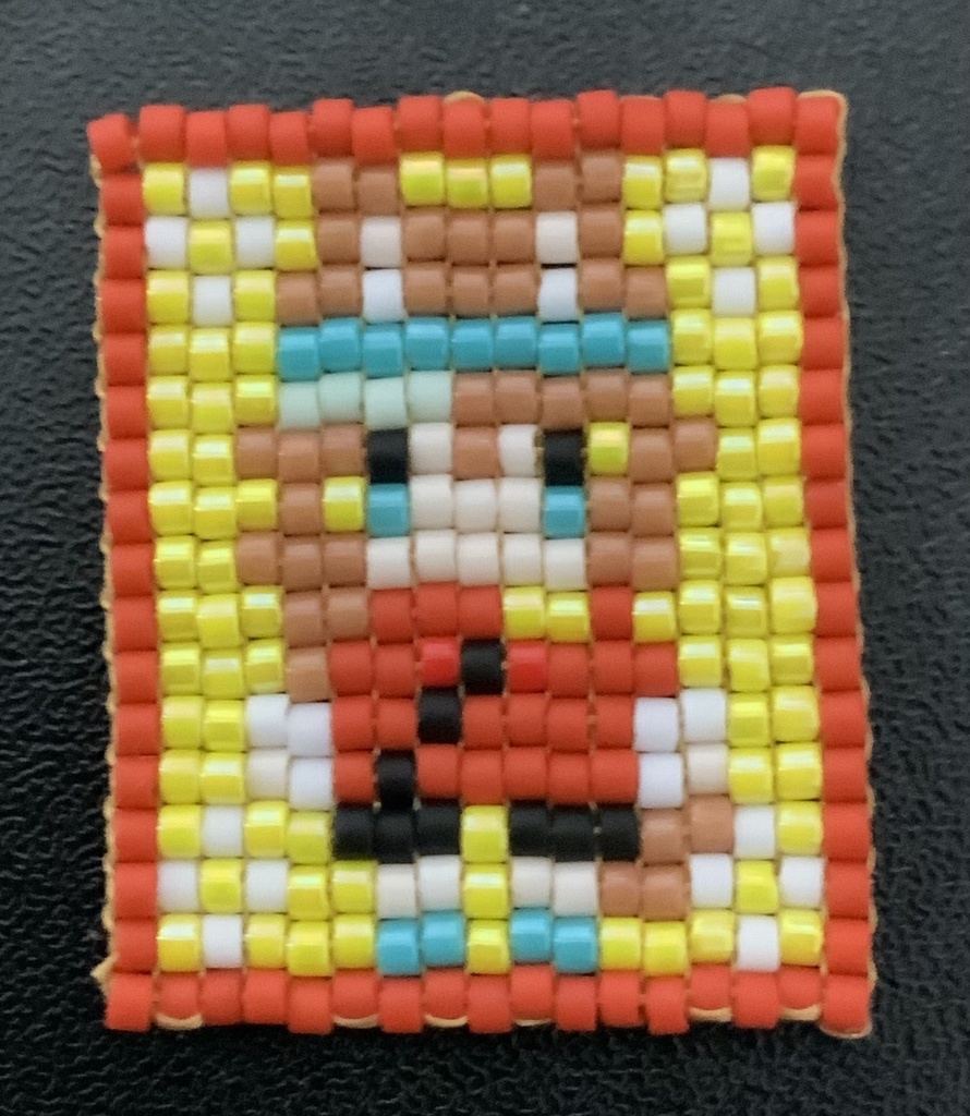 てづくりビーズ織りストラップ