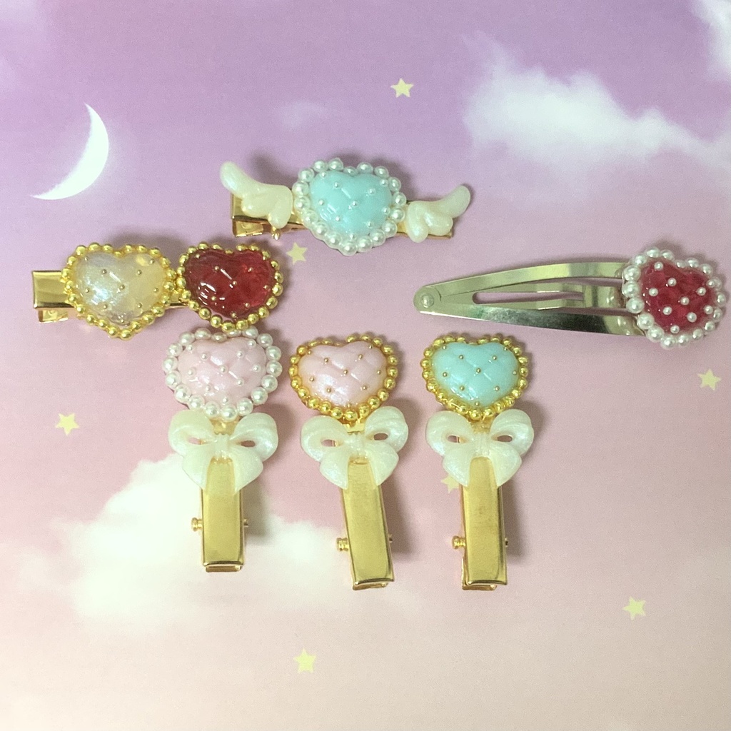 リアルアバターとおそろい!ハートアクセ