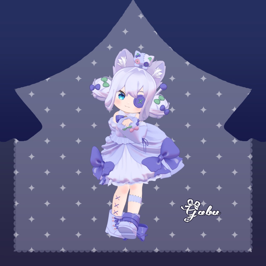 ころぬいおだんごヘア【キプフェル・みみのこ・コロネ・ネメシス(エルシオン)・ねずみのくるみ対応】