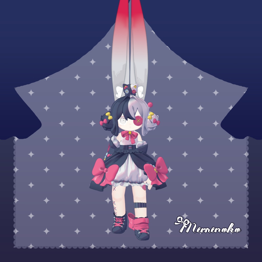 ころぬいおだんごヘア【キプフェル・みみのこ・コロネ・ネメシス(エルシオン)・ねずみのくるみ対応】