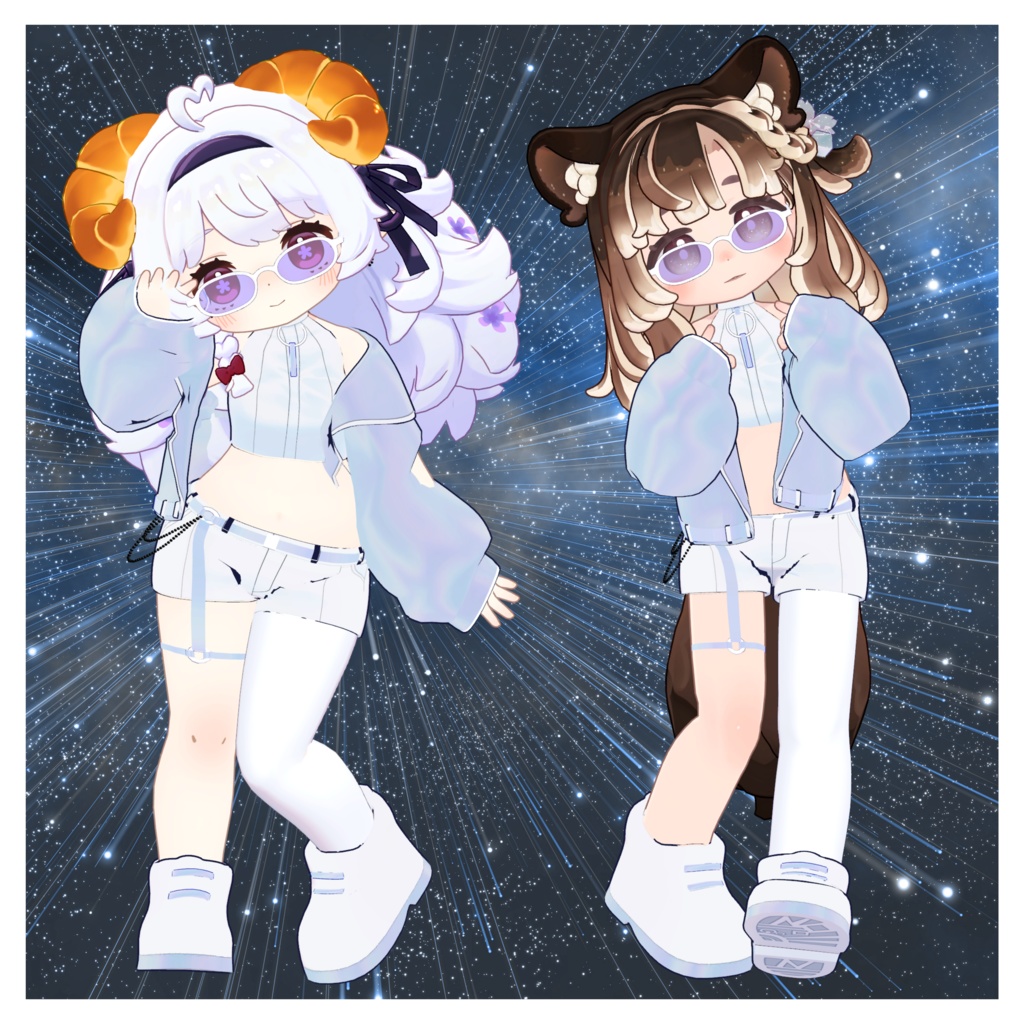 ミルキースペクトラ【複数アバター対応衣装】