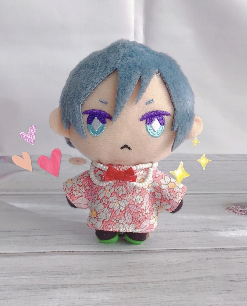 ツイステEXマスコット用ぬい服セット【花桃】 ver.1