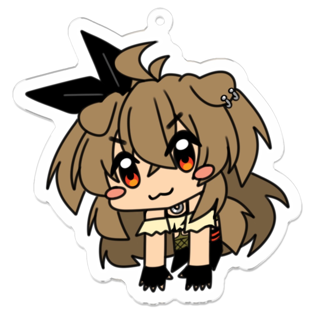 cherripa acrylic charm