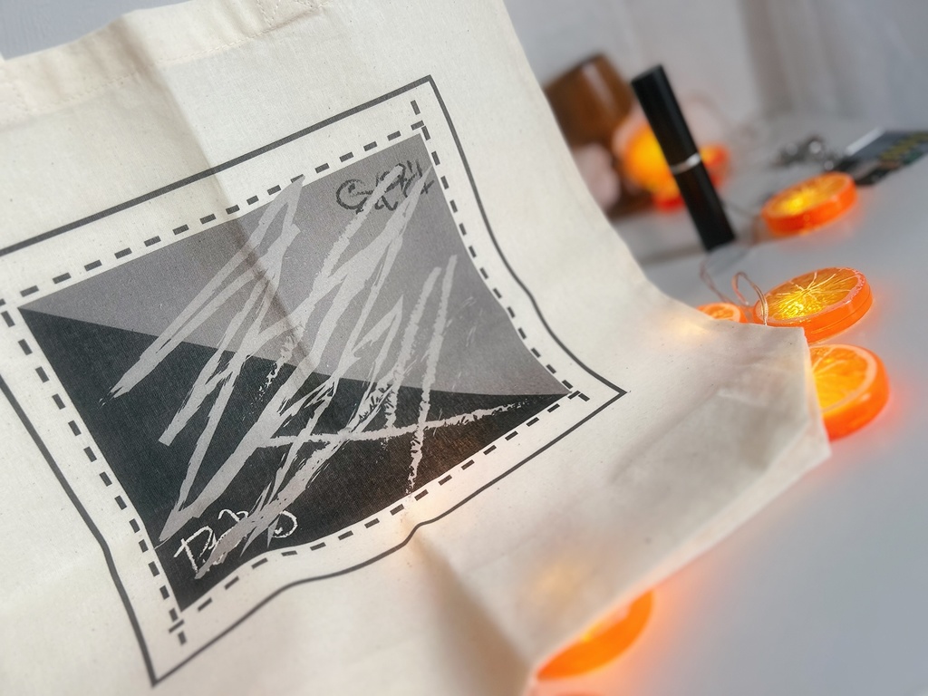 ぴよこの情緒ぐちゃぐちゃエコバッグ