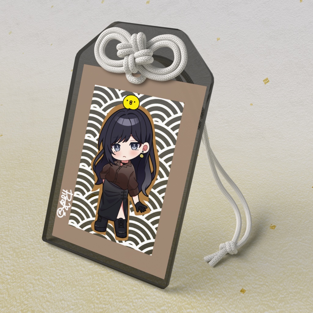 ぴよこが君を守る！お守りアクキー