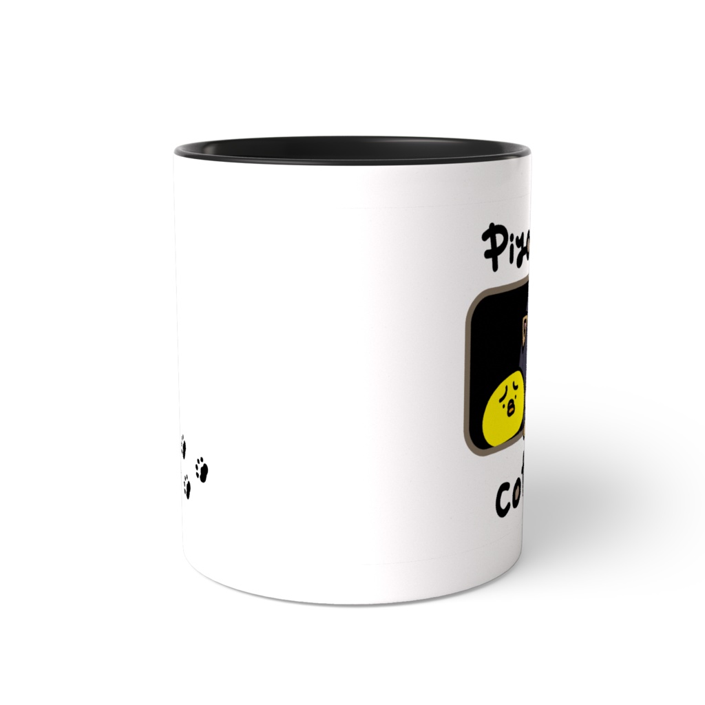 ぴよことコーヒータイムツートンカラーマグカップ