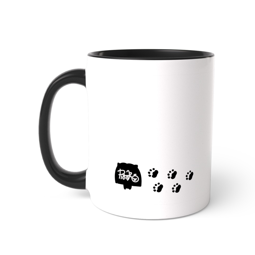 ぴよことコーヒータイムツートンカラーマグカップ