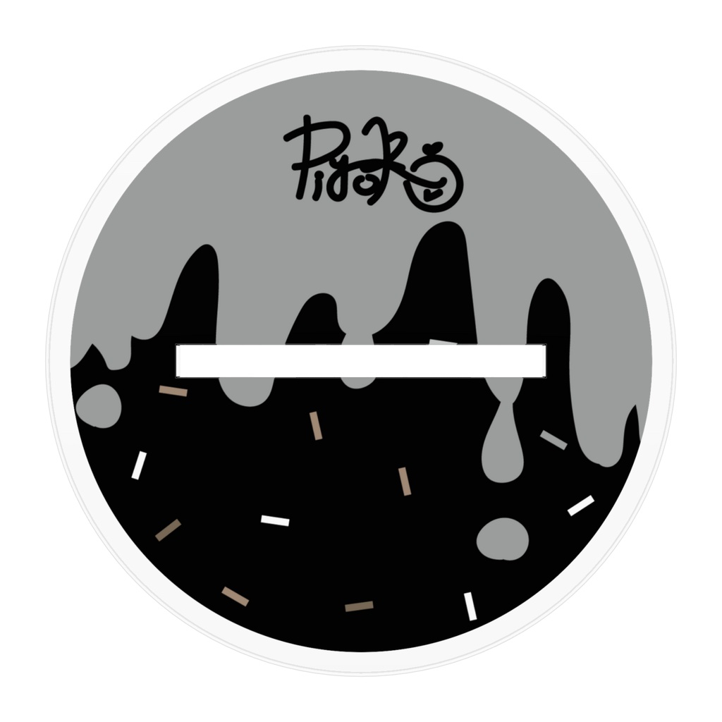 ぴよこの全身イラストアクリルフィギュア