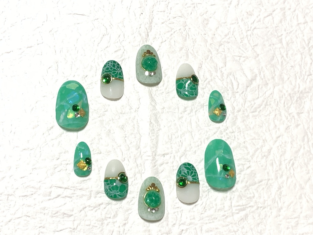 アイドリッシュセブンモチーフネイル【オパール柄】