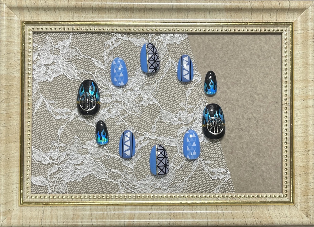 寮モチーフネイル