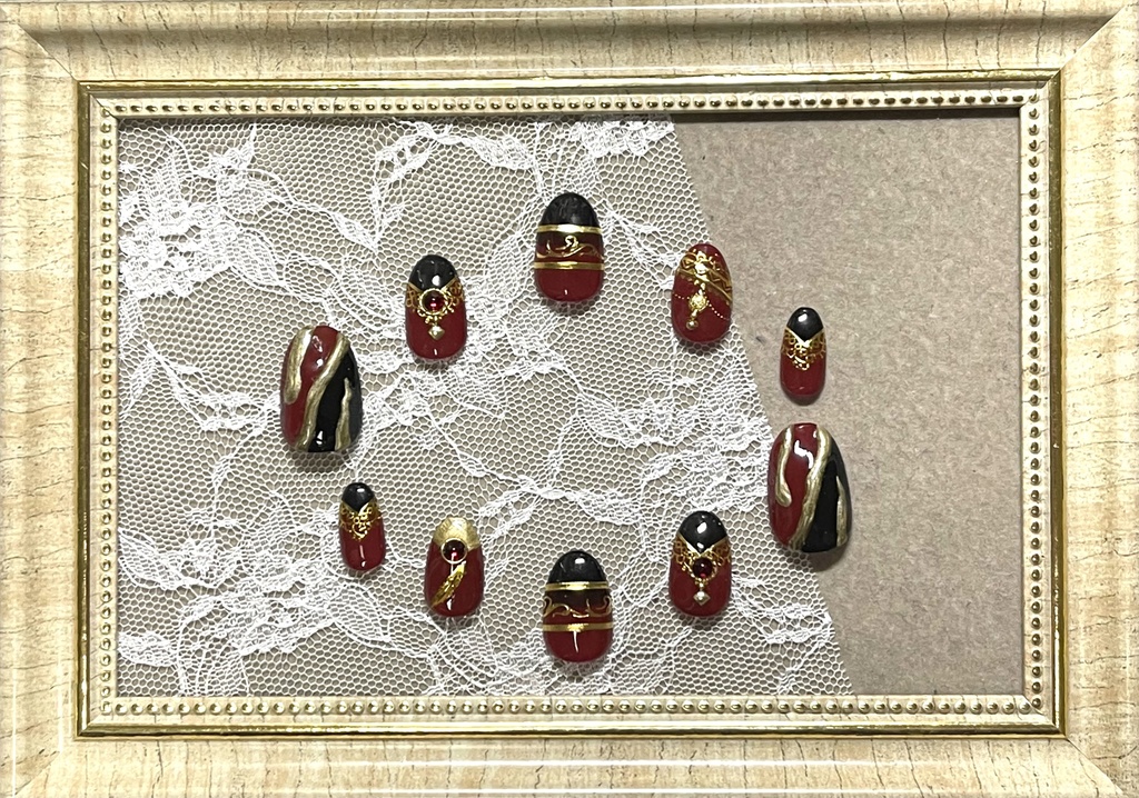 寮モチーフネイル