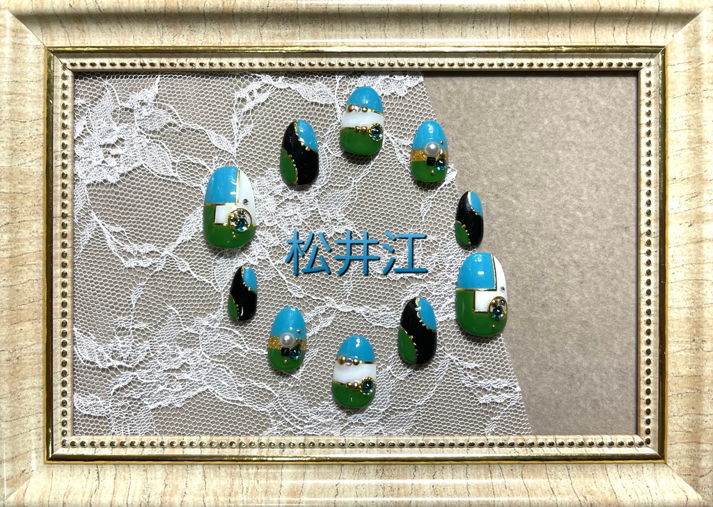 刀剣乱舞モチーフネイル