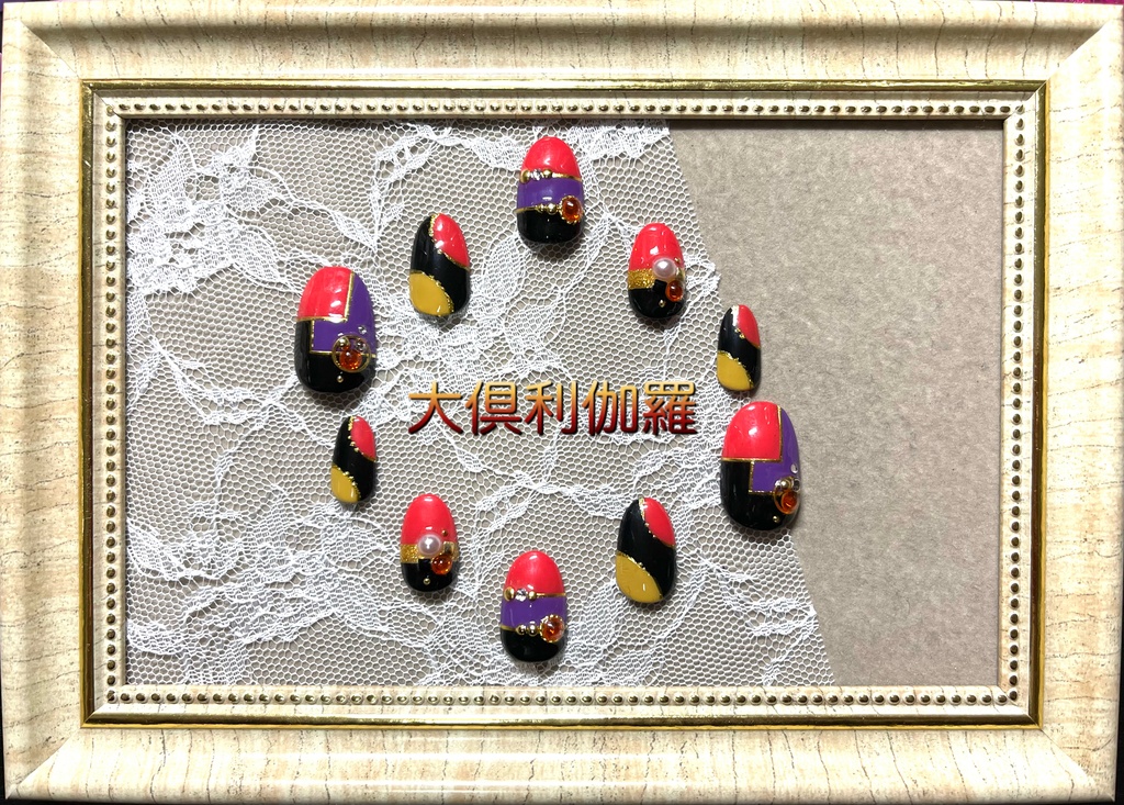 刀剣乱舞モチーフネイル