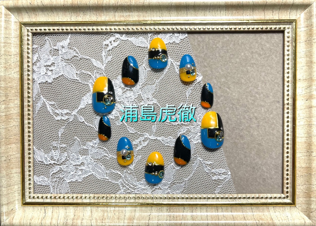 刀剣乱舞モチーフネイル