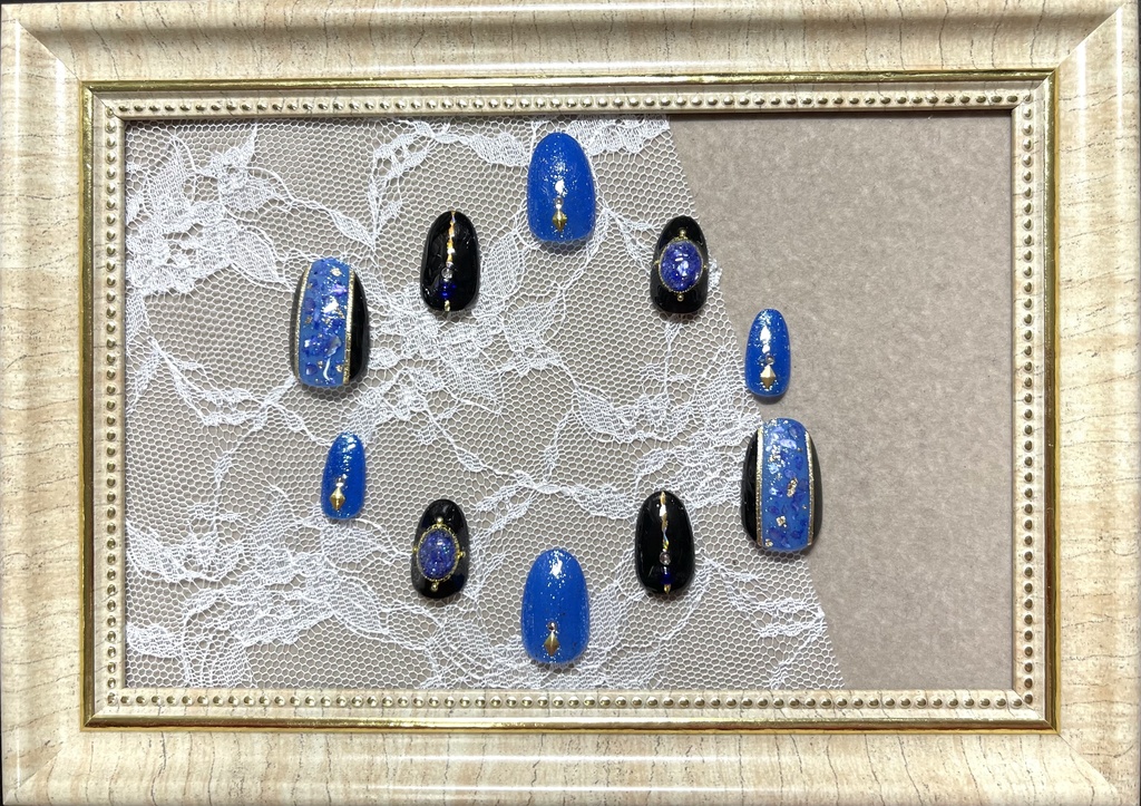 カラーモチーフネイル【シェル】