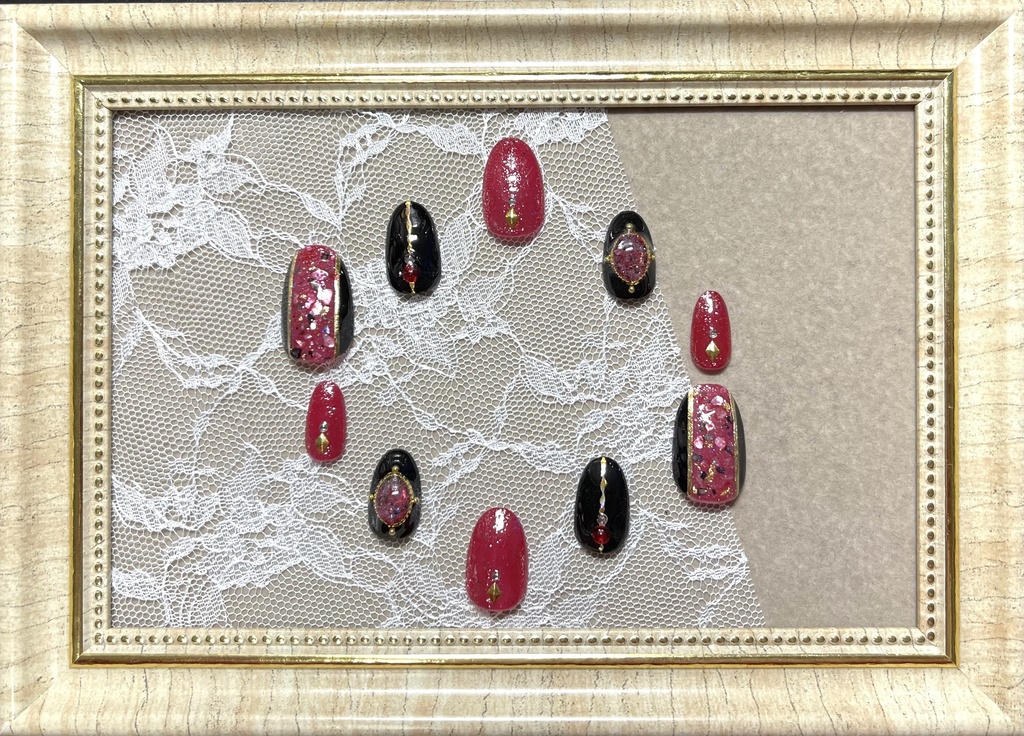 カラーモチーフネイル【シェル】