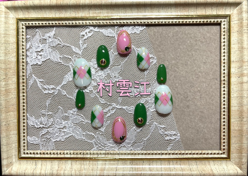 刀剣乱舞モチーフネイル【チェック】