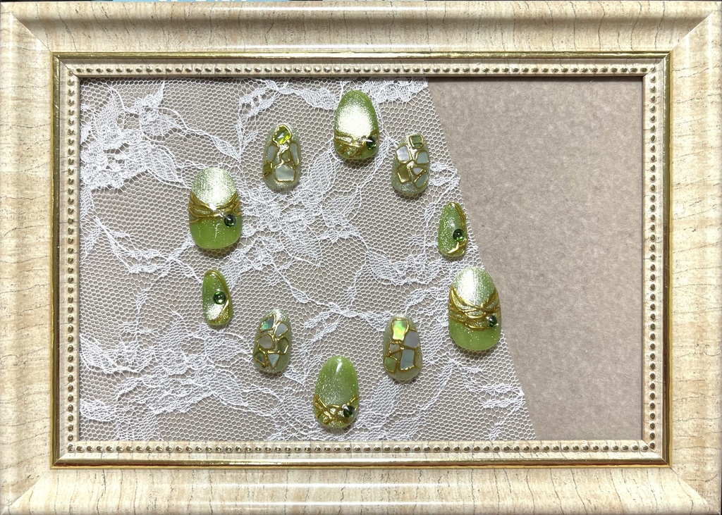 寮カラーモチーフネイル【マグネット】