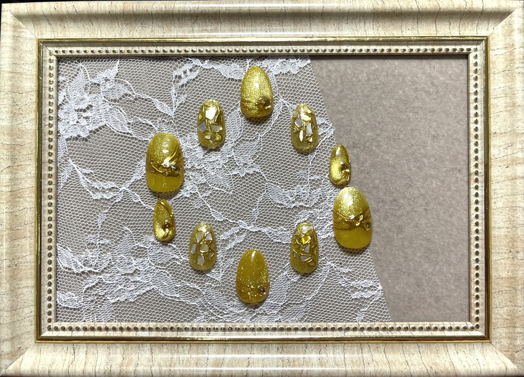 寮カラーモチーフネイル【マグネット】