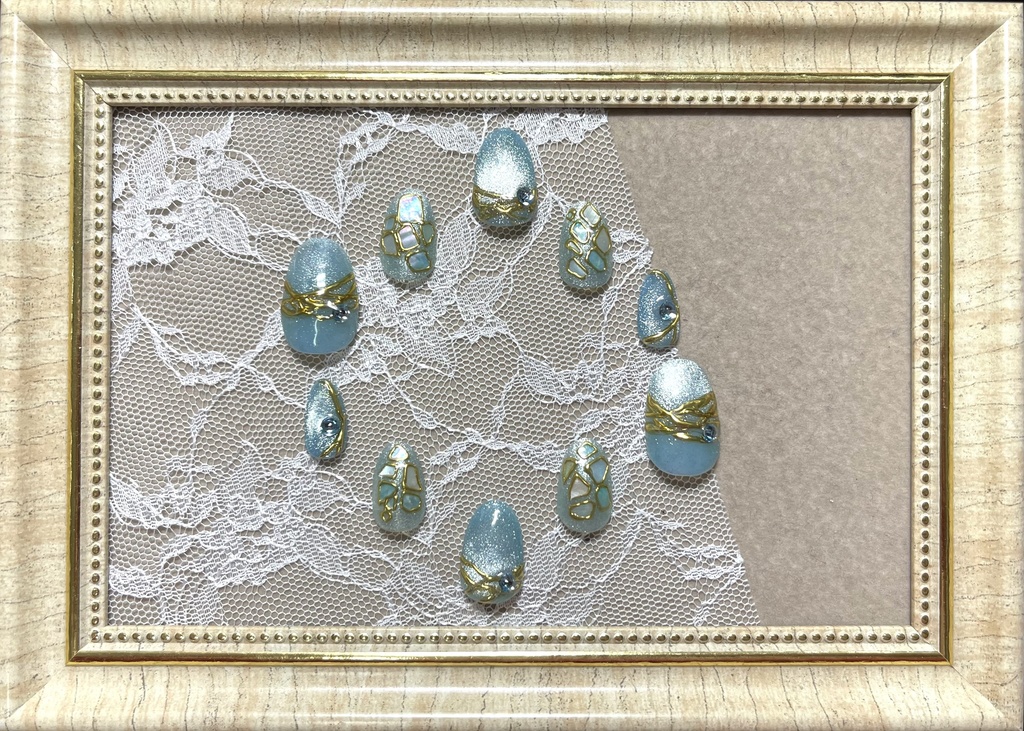 寮カラーモチーフネイル【マグネット】