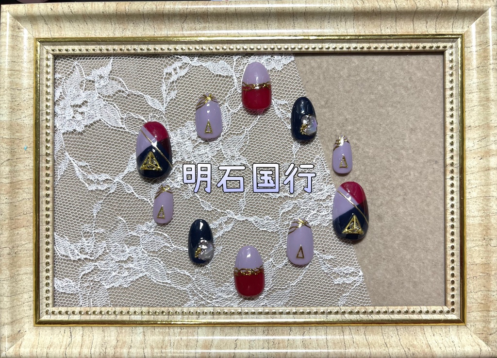 刀剣乱舞モチーフネイル【八】