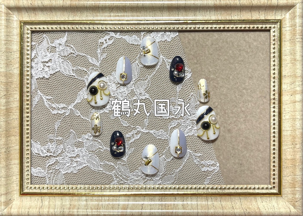 刀剣乱舞モチーフネイル