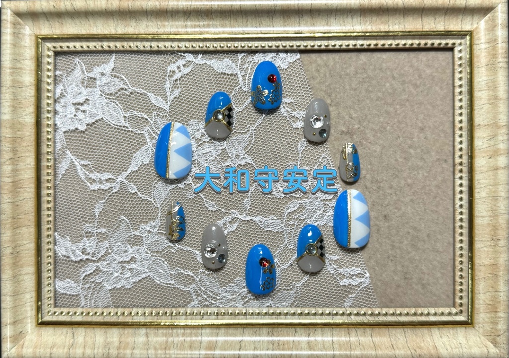 刀剣乱舞モチーフネイル