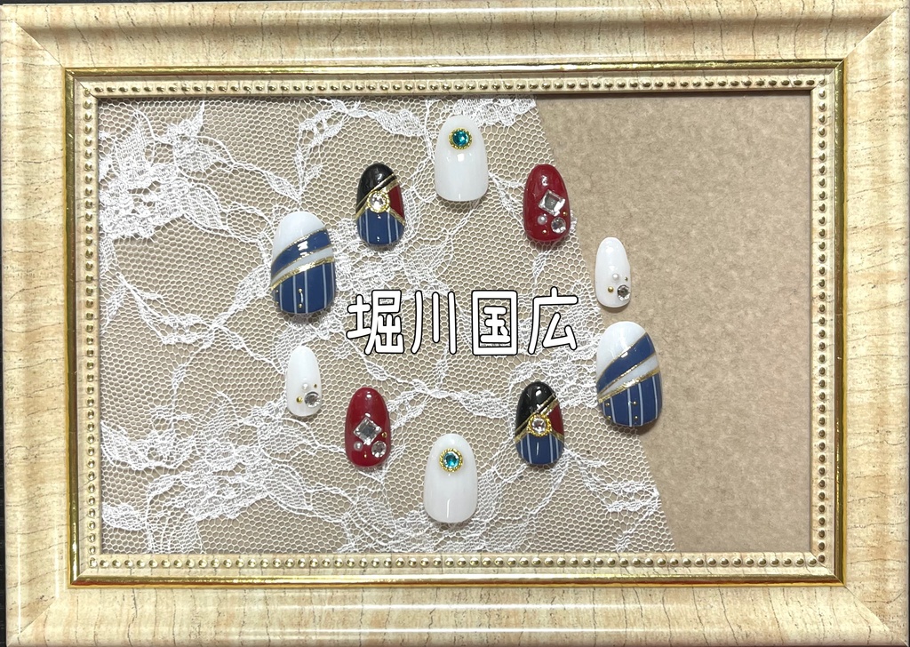 刀剣乱舞モチーフネイル