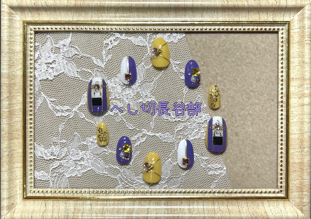 刀剣乱舞モチーフネイル