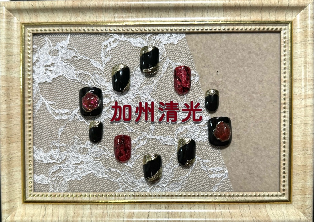 刀剣乱舞モチーフネイル【ベリーショート】