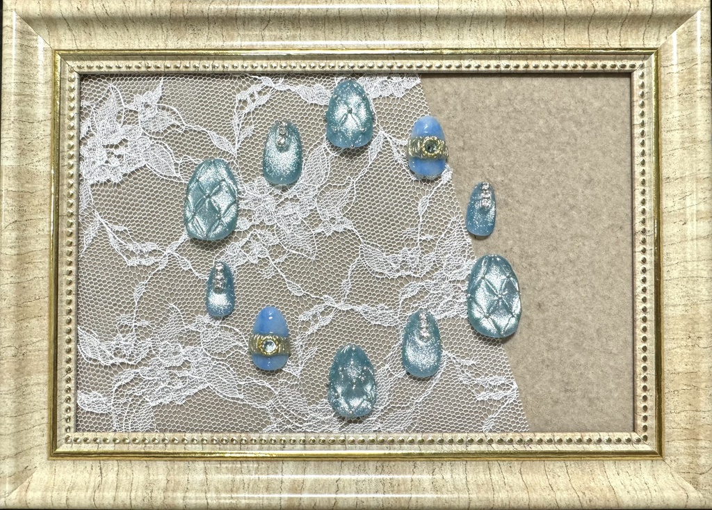 マグネット×キルトネイル【寮カラー】