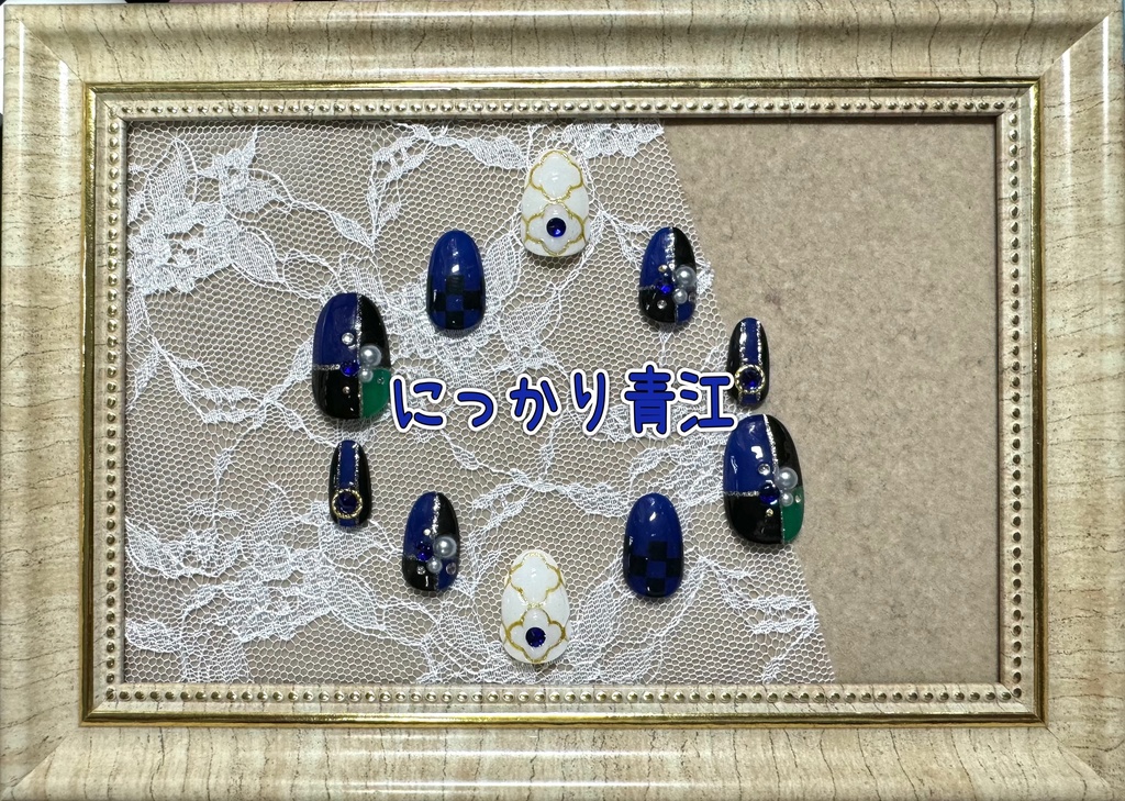 刀剣乱舞ネイル【祝九寿音曲祭モチーフ】