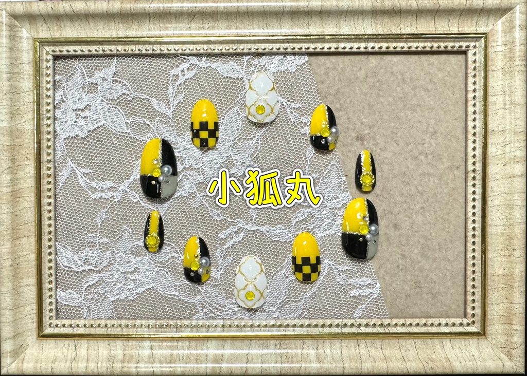 刀剣乱舞ネイル【祝九寿音曲祭モチーフ】