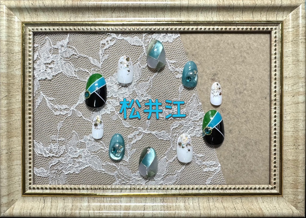 刀剣乱舞モチーフネイル【江組】