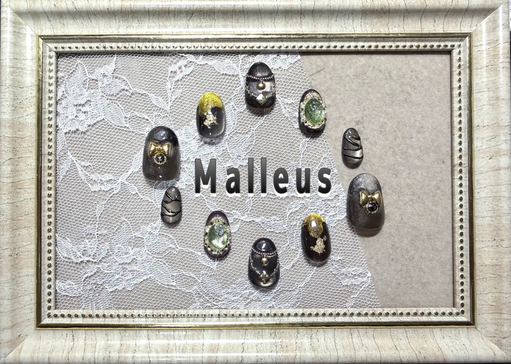 ツイステモチーフネイル【ラ・ボンボニエール】