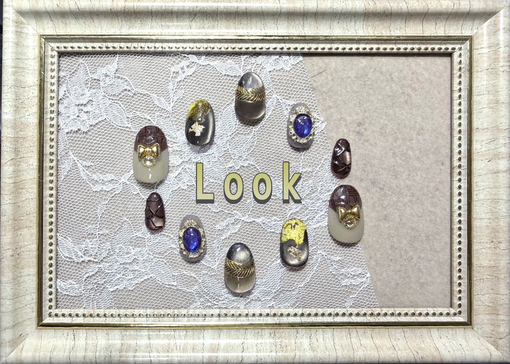 ツイステモチーフネイル【ラ・ボンボニエール】