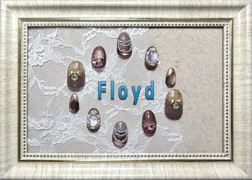 ツイステモチーフネイル【ラ・ボンボニエール】